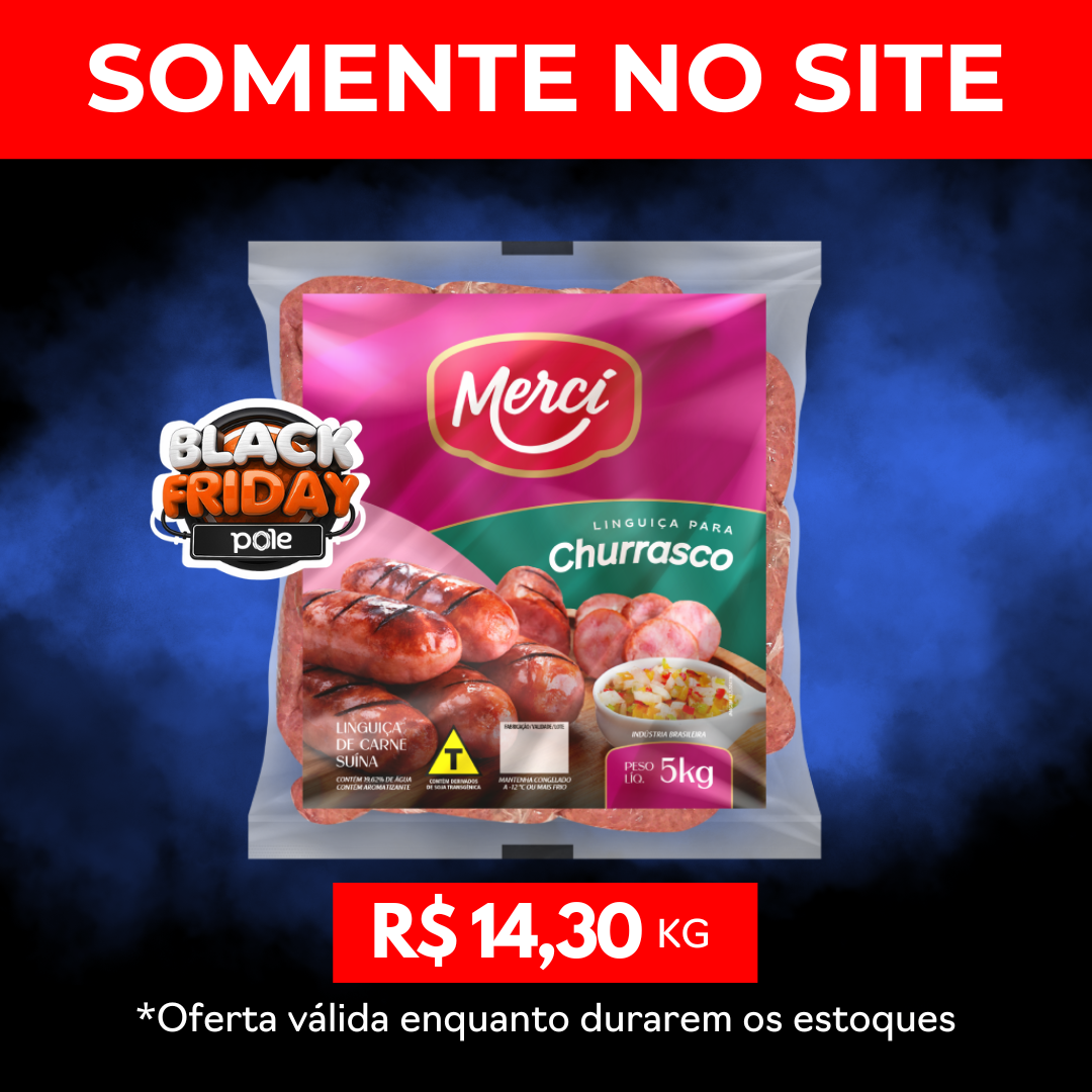 Linguiça Suina Cong 5kg - Mercí